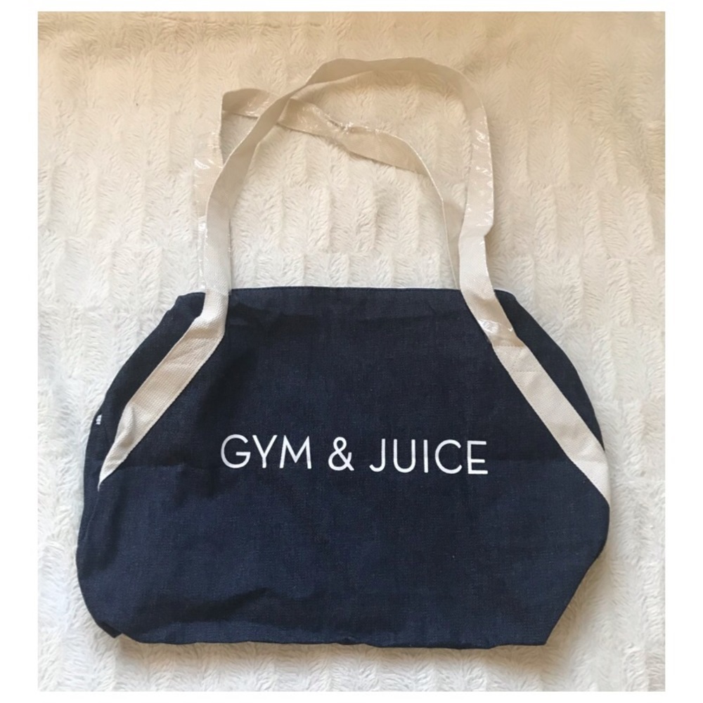 Brand New Gym & Juice Denim Bag